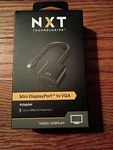 Nxt Technologies Nx29744 0.5 Mini Display Port/vga Audio/video Adapter Black. Fixed Price $10.00.