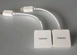 Lot 2 Femoro 3 In 1 Mini Display Port Dp To Dvi Vga Hdmi Adapter Cable White. Fixed Price $9.59.