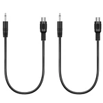 Bolvek 2 Pack 3.5mm 1/8" Ts Mono Male To Single Rca Female Jack Adapter Audio Vi. Fixed Price $19.52.