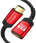 Jsaux Hdmi Extension Cable 3.3ft, 4k 60hz High Speed Extender Red. Fixed Price $14.76.