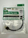 Qvs Hdmi Thin Flex Cable- To A Cable 1 Ft. Fixed Price $11.87.
