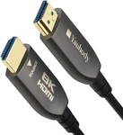 Yauhody Real 8k Hdmi Fiber Optic Cable 50ft, 50 Feet (fiber Hdmi), Black. Fixed Price $59.70.