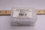 (100-pk) Monoprice Circle Cable Clips With Steel Nail 10mm 1.75" X 2.7" 3.5". Fixed Price $4.17.