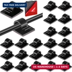 Namalu 60 Pieces Mini Cable Clips Hooks Christmas Light Self Adhesive Ligh. Fixed Price $18.11.