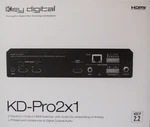 Key Digital Kd-pro2x1 2 Inputs To 1 Output Hdmi Switcher W/ Audio De-embedding. Fixed Price $57.95.