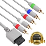 Fosmon 6ft Hd/edtv Component Rca Audio Video Av Cable Cord For Nintendo Wii/u. Fixed Price $9.99.