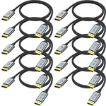 Uv-cable Displayport Cables Adapter 10-pack, Display Port 6ft Braided, Dp To .... Fixed Price $89.77.