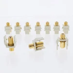 10 Leviton Almond Quickport Gold Coaxial Cable Connector Jack Coax 40831-a. Fixed Price $14.24.