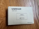 Vwrhar Hdmi Switch 3-in-1 Out Aluminium Splitter With Remote Control Black. Fixed Price $14.99.