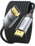 Display Port Cable 10 Ft, Displayport 2.1 16k60hz 8k120hz 4k240hz 2k360hz 108.... Fixed Price $14.99.