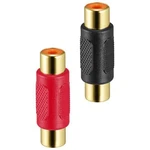 Insignia Rca Coupler - 2 Pack Black/red Ns-hz5322-c. Fixed Price $12.00.