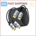Femoro Displayport 2.1 Cable 10ft 2 Pack, 80gbps Dp Cord 16k 60hz 8k 120hz 4k 24. Fixed Price $23.99.