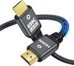 Yauhody 8k Hdmi 2.1 Cable 15ft, 48gbps Ultra High Speed Heavy Duty Nylon Braided. Fixed Price $21.88.