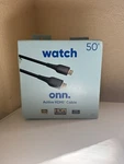 Onn Watch 50' Ft Active Hdmi Cable 4k Ultra Hd Hdr 7.2 Surround Sound Black. Fixed Price $25.00.