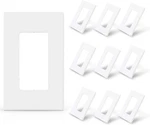 Elegrp Matte White 1-gang Screwless Decorative Wall 10 Pack,. Fixed Price $24.49.