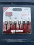 Vizio Ultra High Speed Hdmi Cable 8 Feet Connectors Gaming 3 Pack. Fixed Price $10.00.