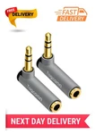 Right Angle 3.5mm 1/8" Audio Adapter 2-pack, 90 Degree 1/8 Inch Trs Male T. Fixed Price $11.50.