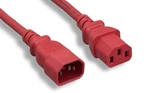 Riteav Power Cord, C13/c14, 18awg, Sjt, 10a, 250v, Red, 3ft. Fixed Price $16.16.
