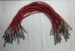 Lot Of 22 - Gepco Red V618m 59b/u Cp-1041 Jumper Cable Wire 30" Adc R2v. Fixed Price $44.99.