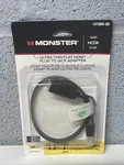 Monster Ultra Thin Flat Hdmi To Jack Audio/video Adapter 141084-00. Fixed Price $14.98.