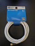 Commercial Electric 6 Foot Rg-6 Coaxial Cables #179 847. Fixed Price $4.00.