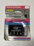 Recoton V348 300 Ohm Tv Band Combiner/seperator (brand New!). Fixed Price $19.75.