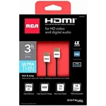 Audiovox Dh3thf 3' Thin 4k Hdmi Cable. Fixed Price $27.47.
