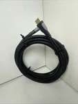Commercial Electric 15 Ft. Deluxe Hdmi Cable, Black Braided. Fixed Price $18.00.