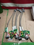 6pk Fluidmaster 20" Stainless Faucet Water Supply Line3/8 Comp 1/2 Fip, Open Box. Fixed Price $29.99.