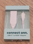 Connect Onn Usb-c To Hdmi Adapter White Nwt. Fixed Price $11.95.