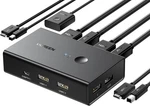 Ugreen Hdmi Kvm Switch 1 Monitor 2 Computers, With 4 Usb Ports, Switches For. Fixed Price $47.78.