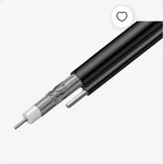 Ppc Perfect Flex Rg6 Messenger Tri-shield Coaxial Cable 1000ft Reel Outdoor Catv. Fixed Price $159.27.