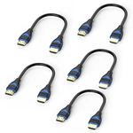 4k Short Hdmi Cable 6 Inch 5-pack, Cord 0.5ft High Speed To. Fixed Price $33.43.