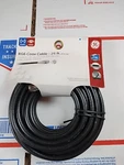 Ge Rg6 Coax Cable 25 Ft F Type Jacks Tv Dvd Vcr Dvr Satellite New Black Video. Fixed Price $12.99.