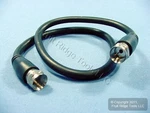 Leviton Black 18" Coaxial Video Cable Rg59 75 Ohm C5851-1e. Fixed Price $1.89.