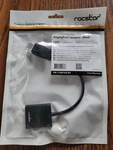 Rocstor Displayport Adapter To Vga 15 Pin Y10a102-b1. Fixed Price $7.65.