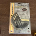 Monster Monstervideo 3 Component Video Cable 2m (6.6ft) Gold Plated Shielded. Fixed Price $11.95.