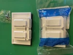 2 New Leviton Weatherproof Outdoor Wall Plug Outlet Plate Covers - White Qty-2. Fixed Price $7.40.