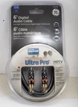Ge Ultra Pro Digital Audio Cable 6 Ft Model # 20233 Gold Plated Rca Nip Hdtv. Fixed Price $5.99.