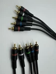 6ft Rca Premium Heavy Duty 5-wire Component Video/audio Cables Gold Plated. Fixed Price $9.97.