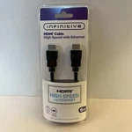 Infinitive Hdmi Cable High Speed With Ethernet 6ft. Fixed Price $13.50.