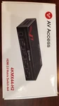 Av Access Hdmi Matrix Splitter Switch Model: 4kmx44-h2. Used Once. Still In Box.. Fixed Price $199.99.