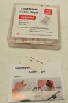 Tidyhelper Adhesive Cable Clips Clear 45 Pc Upgraded Strong Wide Ez Large 3/4" B. Fixed Price $12.00.