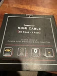 Powerbear 4k Hdmi Cable 50ft High Speed, Braided Nylon & Gold Connectors,. Fixed Price $40.00.