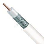 White Solid Conductor Coax Rg6 18awg 75 Ohm Bulk Coaxial Cables 200ft - 1000ft. Fixed Price $96.00.