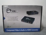 Siig Ce-cm0612-s1 Component Video & Audio To Hdmi Converter. Fixed Price $39.95.