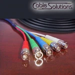 Canare V5-3c Jacketed Rgbhv Video "snake" Cable Bnc/bnc Or Bnc/rca 1.3m. Fixed Price $103.12.