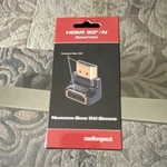 Audioquest Hdmi 90 Narrow-side Adapter Gold-plated Male To Female Black. Fixed Price $14.00.