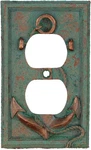 Top Brass Nautical Anchor & Rope Electrical Cover Wall Plate Brass,bronze. Fixed Price $18.54.