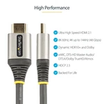 Startech 16ft Certified Ultra High Speed M/m Hdmi 2.1 Cable Hdmm21v5m. Fixed Price $65.95.
